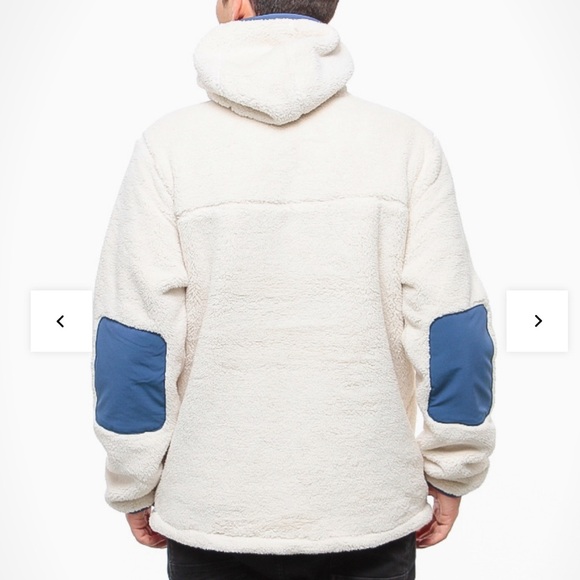 The North Face Campshire Hoodie Men’s Small White Blue - Picture 5 of 5